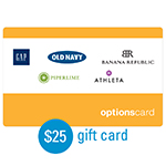 GAP<sup>®</sup> $25 Gift Card</u>